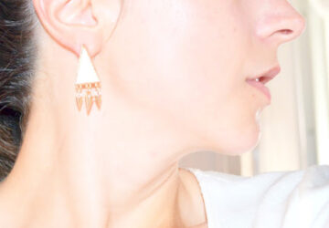 Mes boucles d'oreille d'amour que j'adore