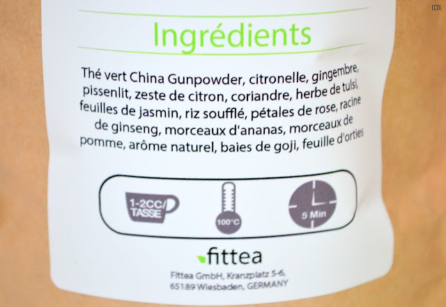 J'ai testé le Body Detox Tea 28 jours de Fitvia