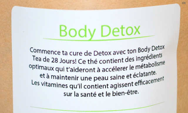 J'ai testé le Body Detox Tea 28 jours de Fitvia