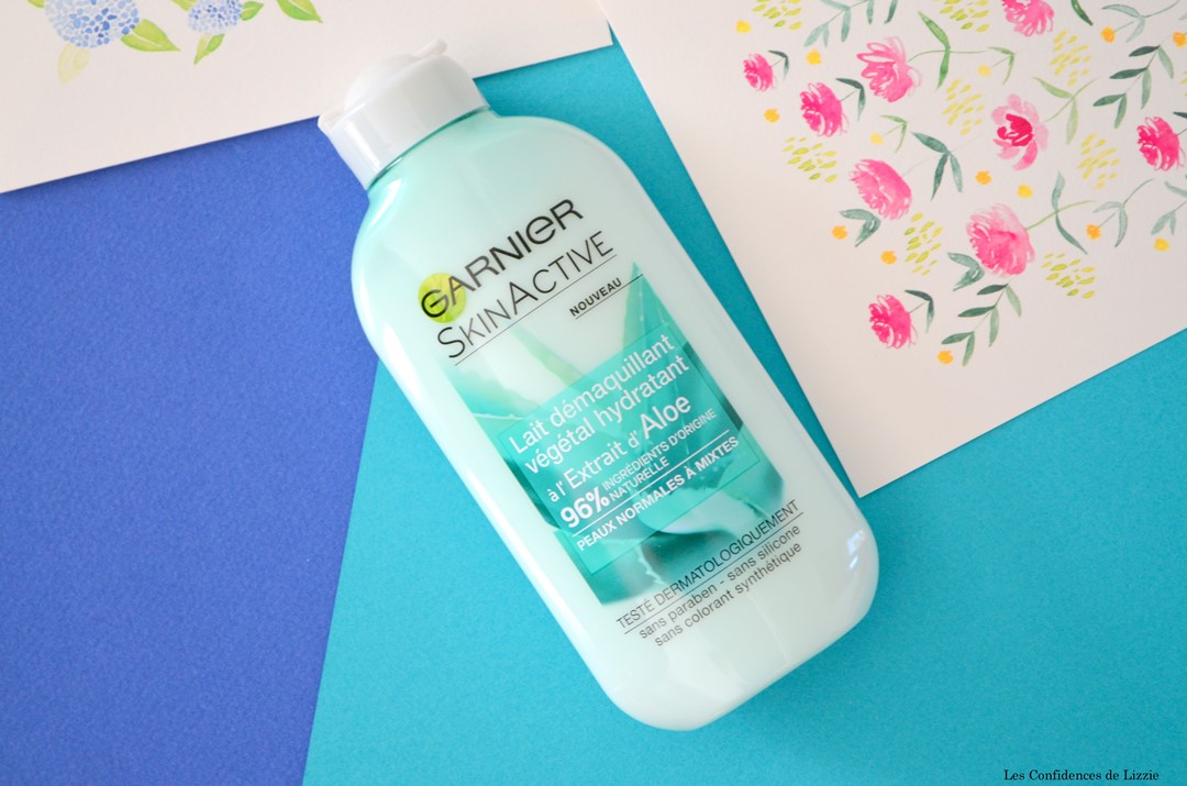 lait demaquillant - lait vegetal - demaquillant naturel - hydratant naturel - soin garnier - skinactive