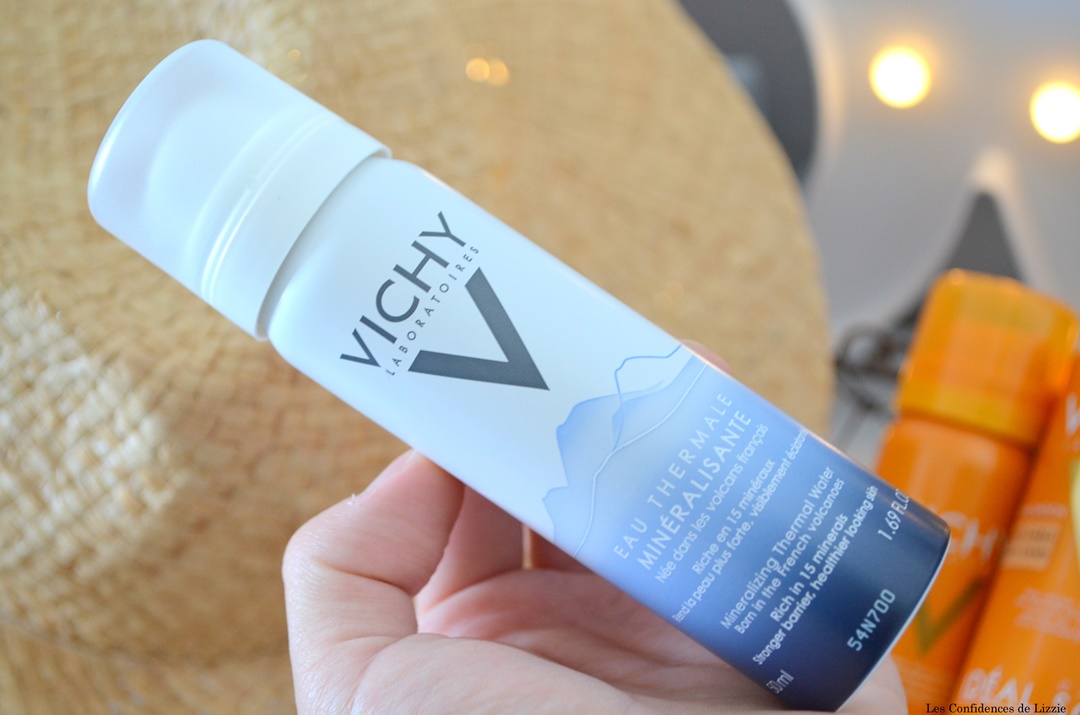 vichy - eau mineralisante - produits solaires - produit solaire indice 50 - anti uva - antiavb - brume fraicheur - fluide lacte - brumisateur
