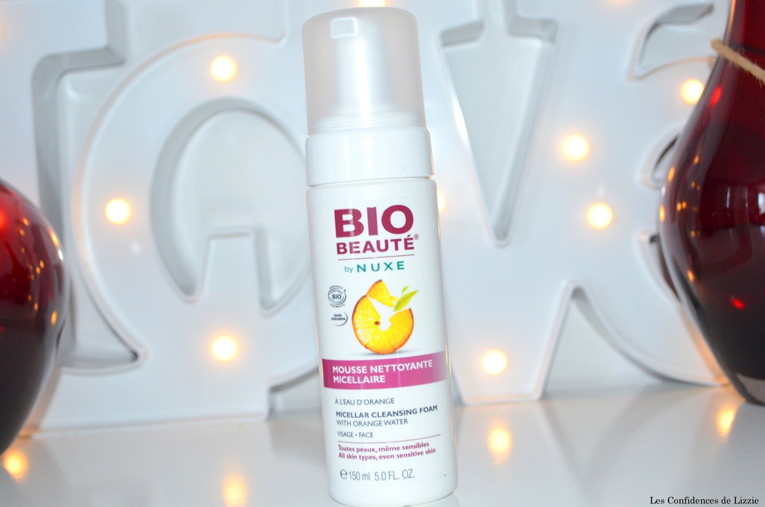 visage - nettoyant visage - nettoyant visage mousse bio - mousse bio - beaute nuxe - nuxe - marque de cosmetiques bio