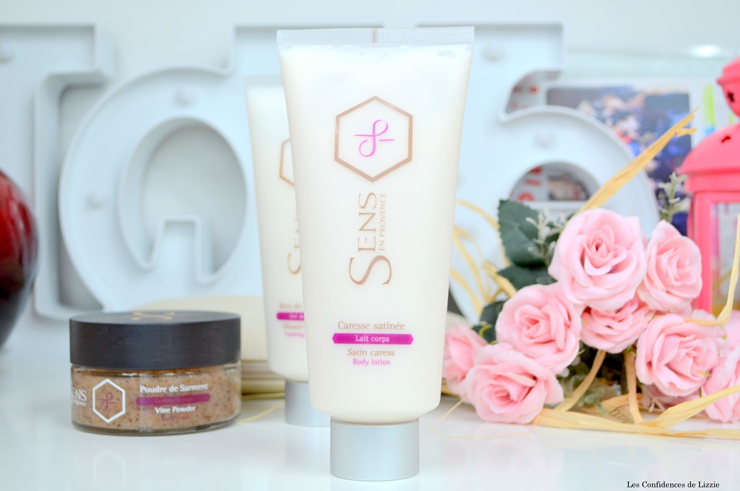composition naturelle - peau lisse - peau douce -body lotion - satin caress