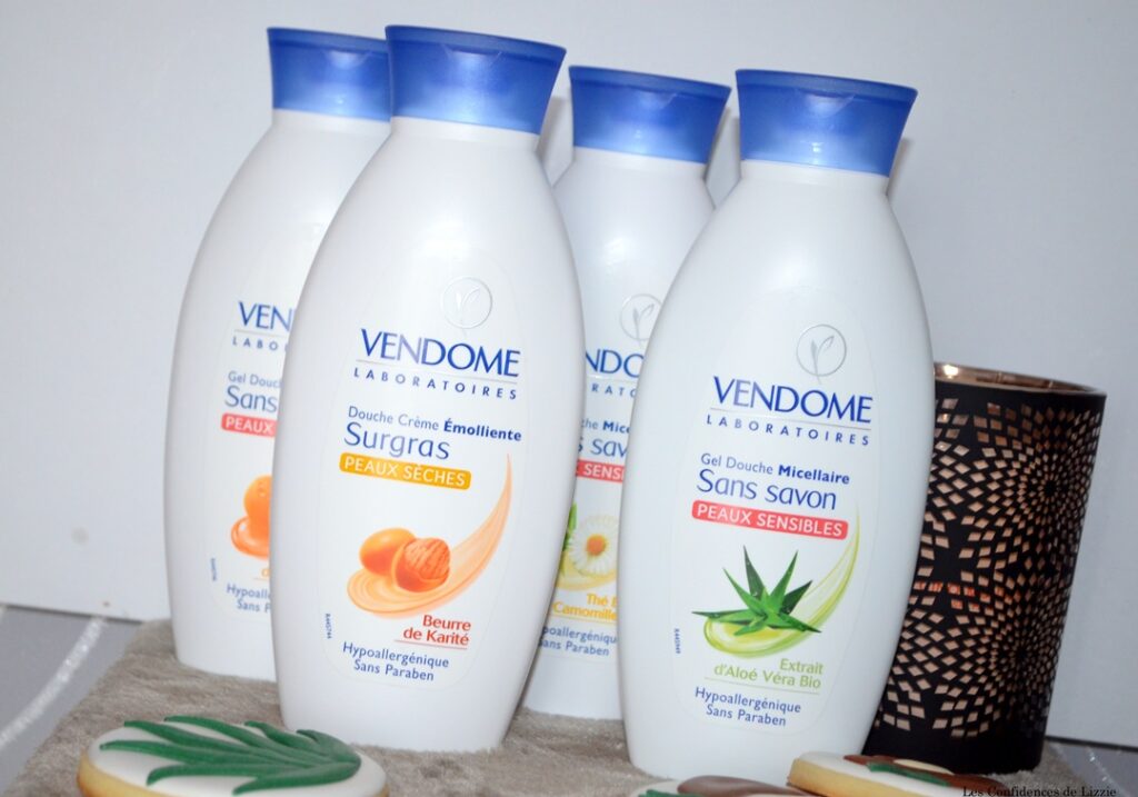 Les gels et huiles de douche Laboratoires Vendôme Les confidences de