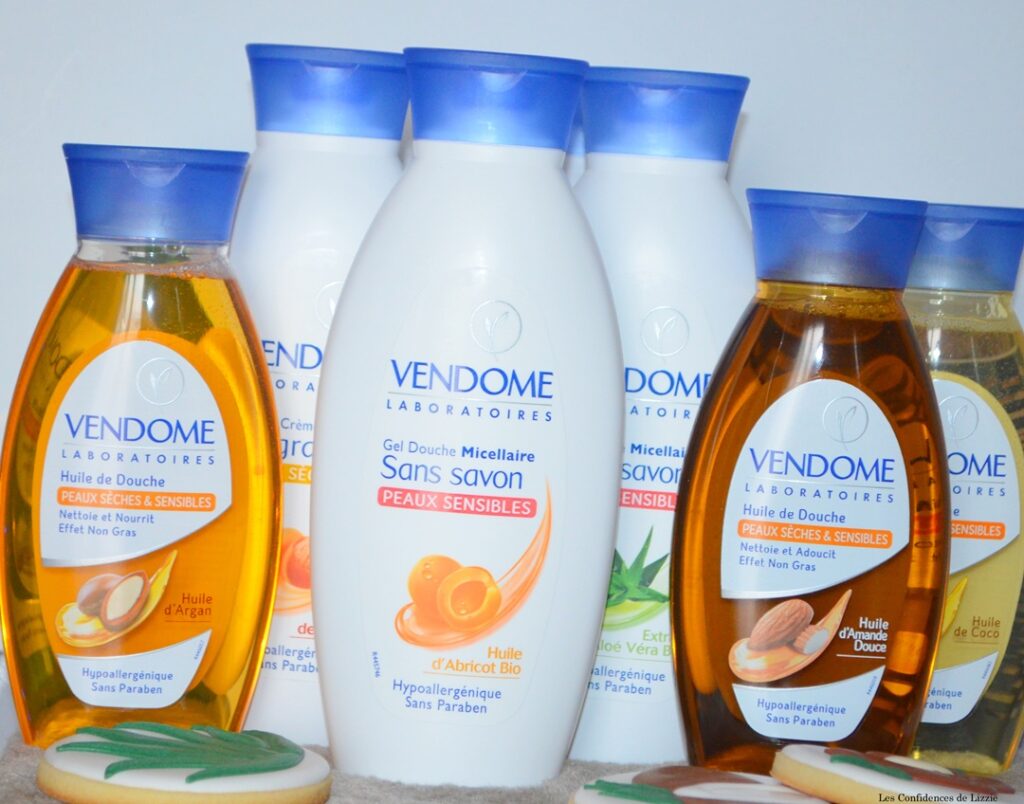 Les gels et huiles de douche Laboratoires Vendôme Les confidences de