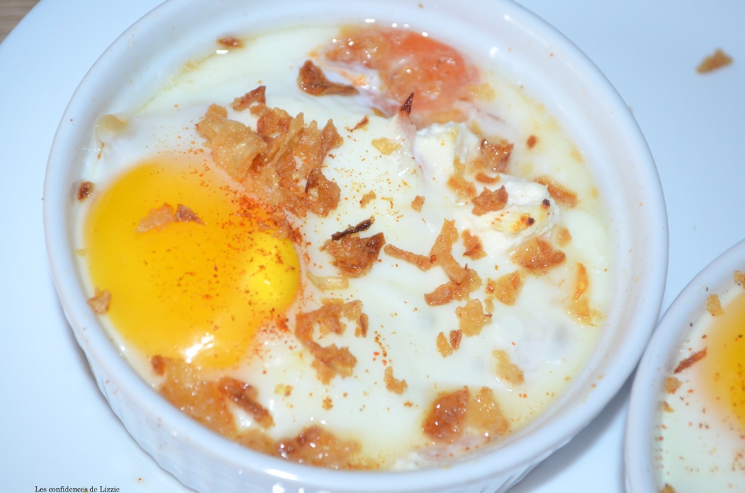 Œuf cocotte au four, ma recette minceur petit budget